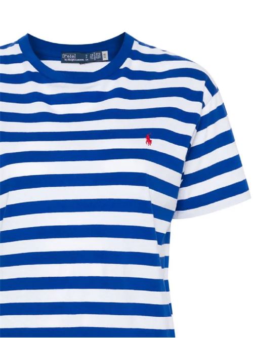 Royal blue/white cotton soft jersey T-shirt Polo Ralph Lauren | 211924295001